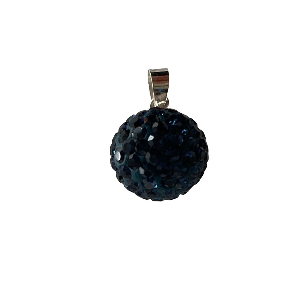 Set of 3 Pendants | Aqua Blue, Navy Blue, Gray | Brand New - Picture 4 of 6
